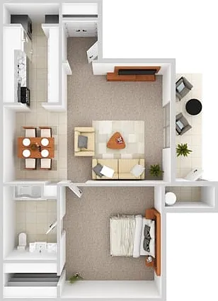 1 Bedroom 1 Bath 1 Bedroom 1 Bath