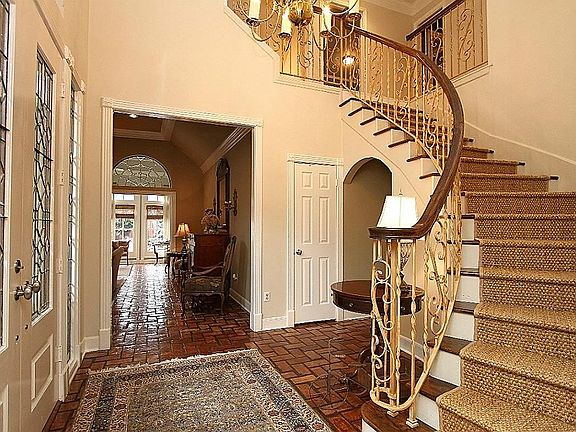 Grand Entry with Winding Staircase