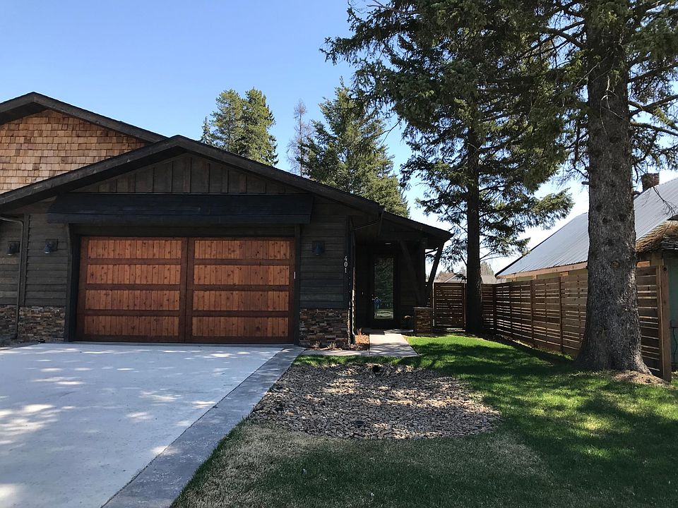 Garage and front entry