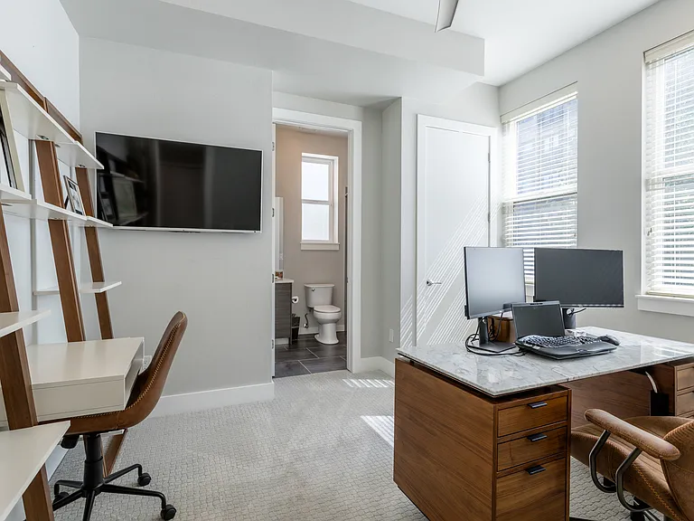 1st Level Bedroom with attached Bathroom