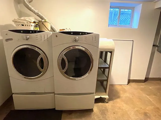 Washer and dryer