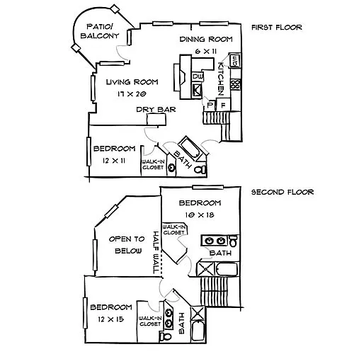 Floor plan Penthouse Lg Positano Premier