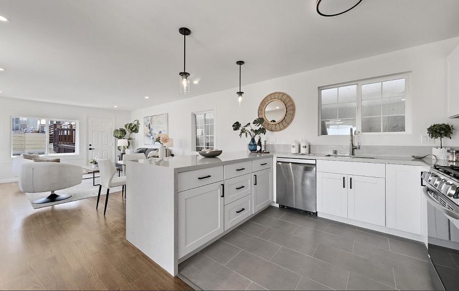 Kitchen Dining Living Room
