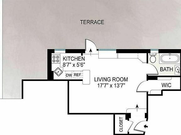 2nd image of 162 W 56th St APT 703