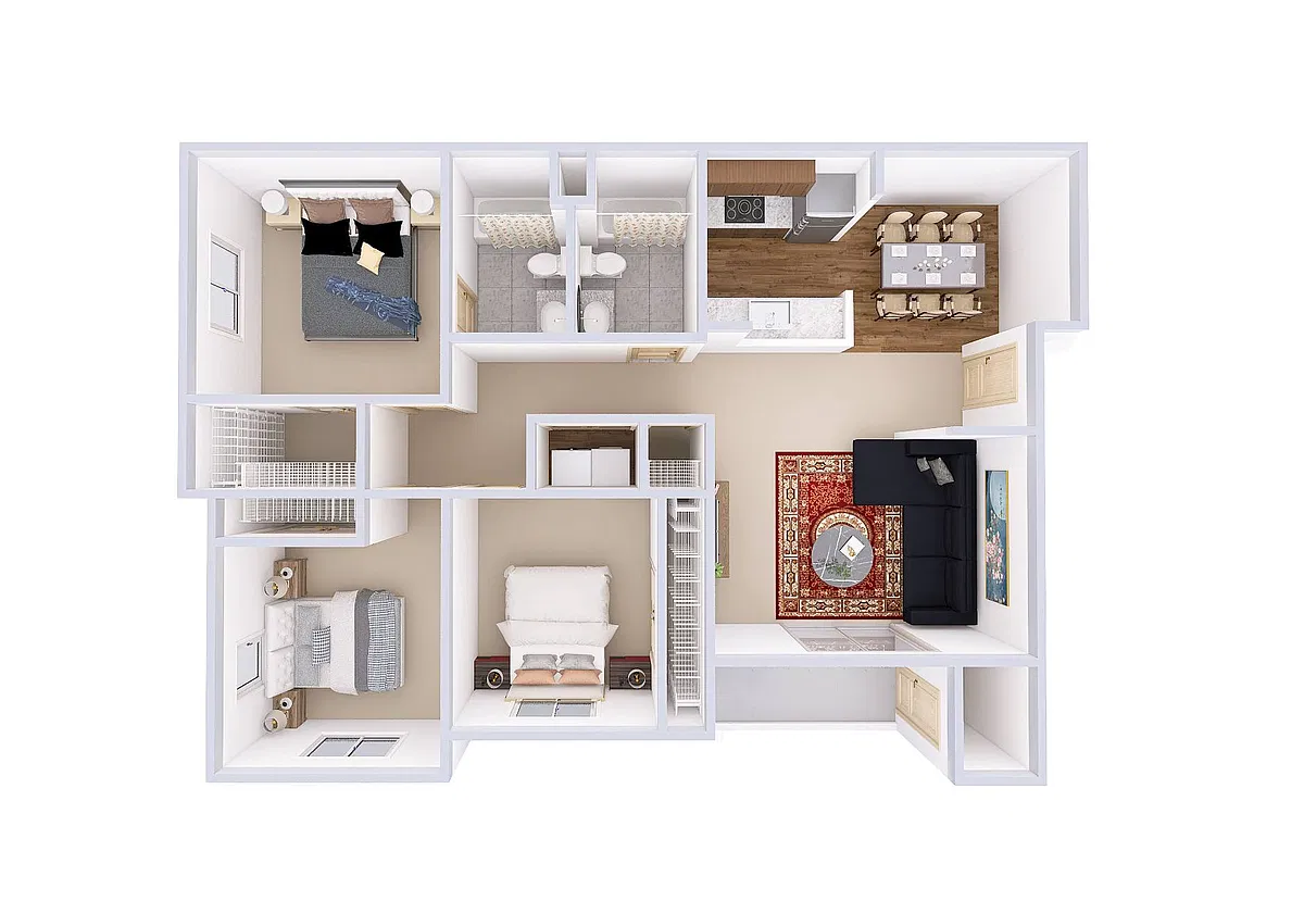 Floor plan Monroe
