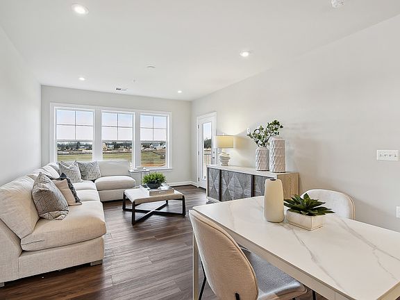 Cafe Table Between the Great Room and Gourmet Kitchen