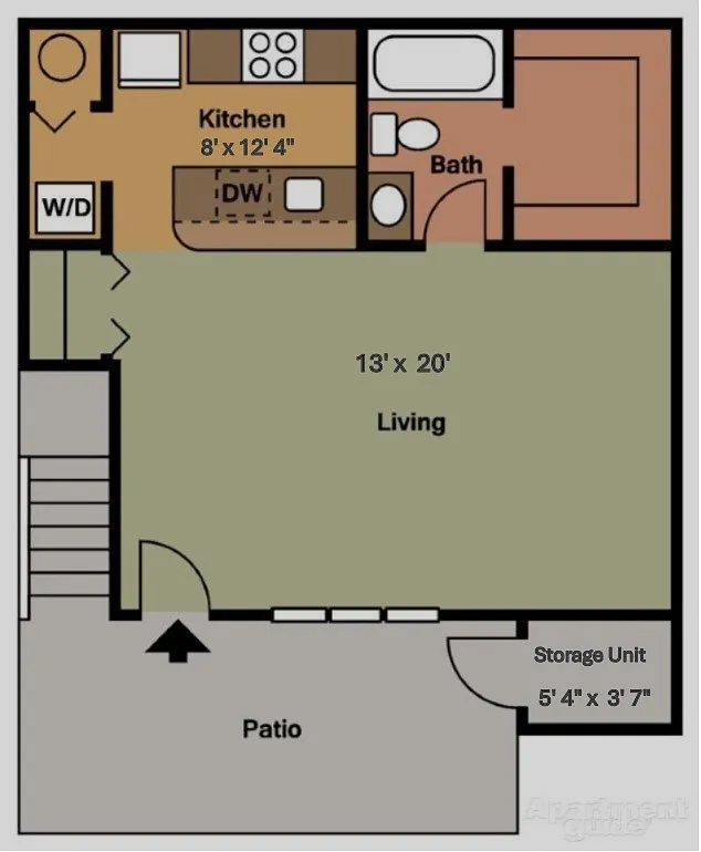 Floor plan Studio