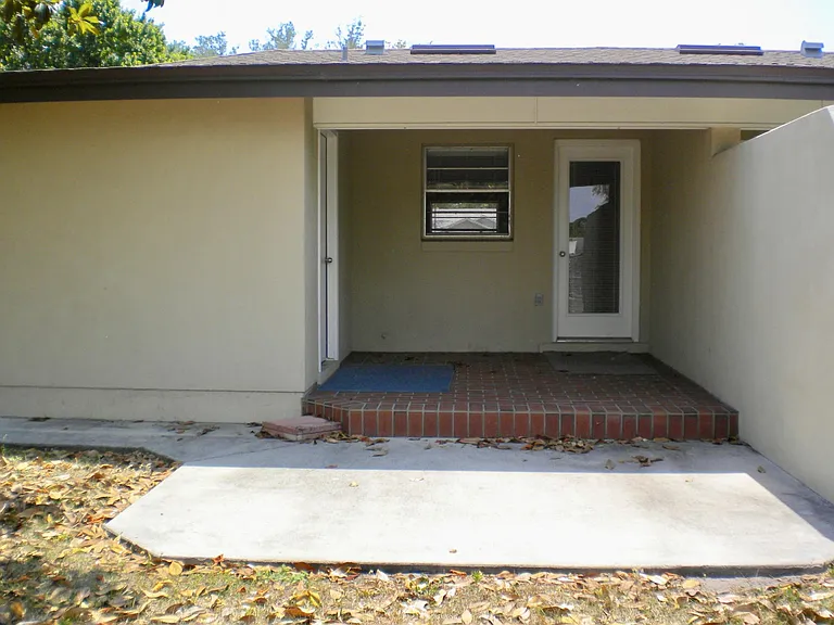 Private patio