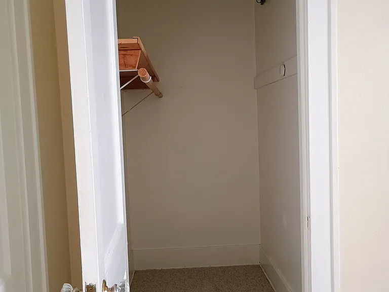 Spacious bedroom walk in closet