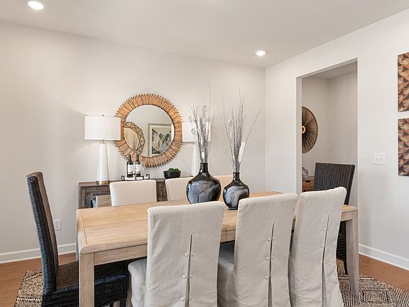 Turn flex space into a dining room. Photography from Simpson Farms in Charlotte.