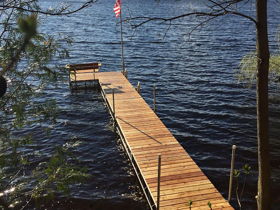 West facing cedar dock