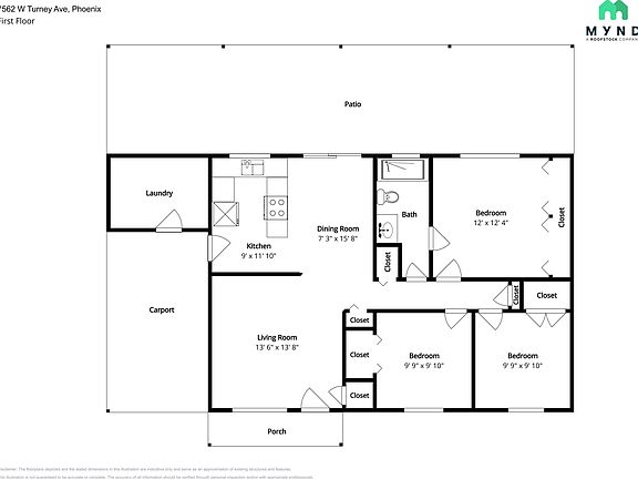 5th image of 7562 W Turney Ave