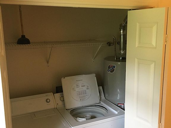 Laundry area located in bath