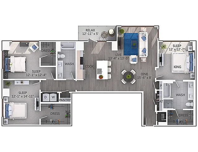 Floor plan D8