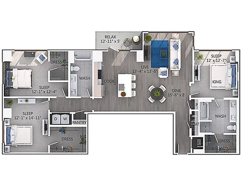 Floor plan D8