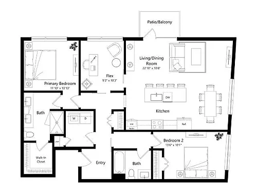 Floor plan B81