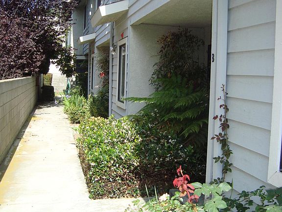 Front entry to unit