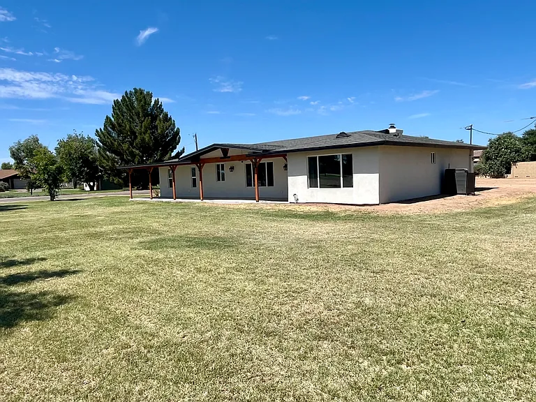Amazing Front View with Extended covered Porch