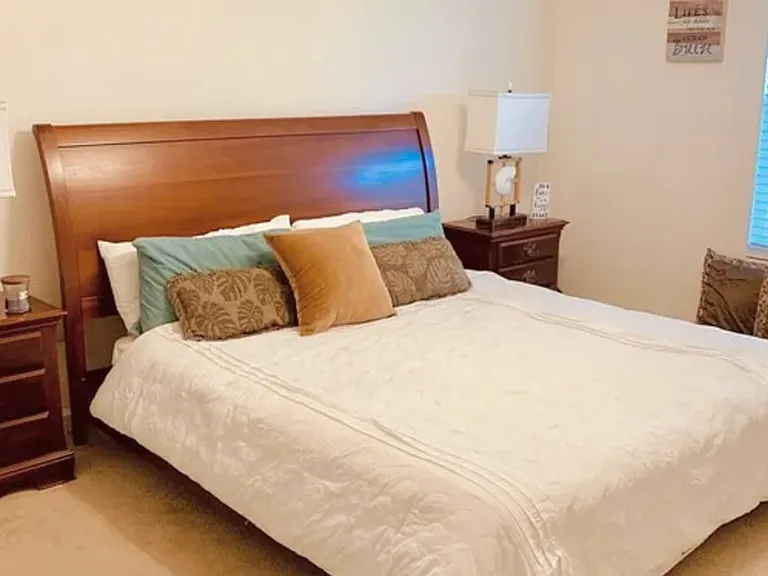 Large Bedroom offers king bed set