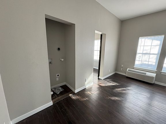 Laundry Connections in Living Room