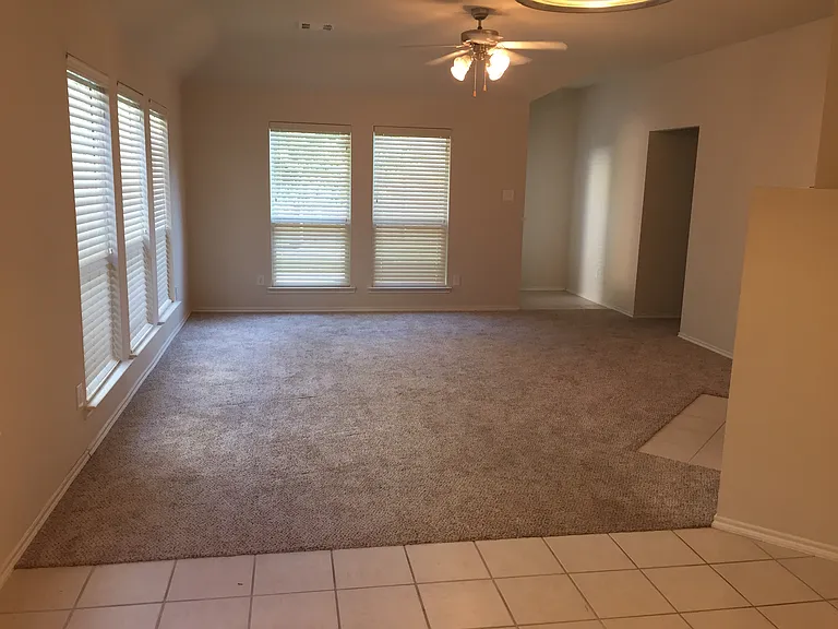 Large Family room with fire place