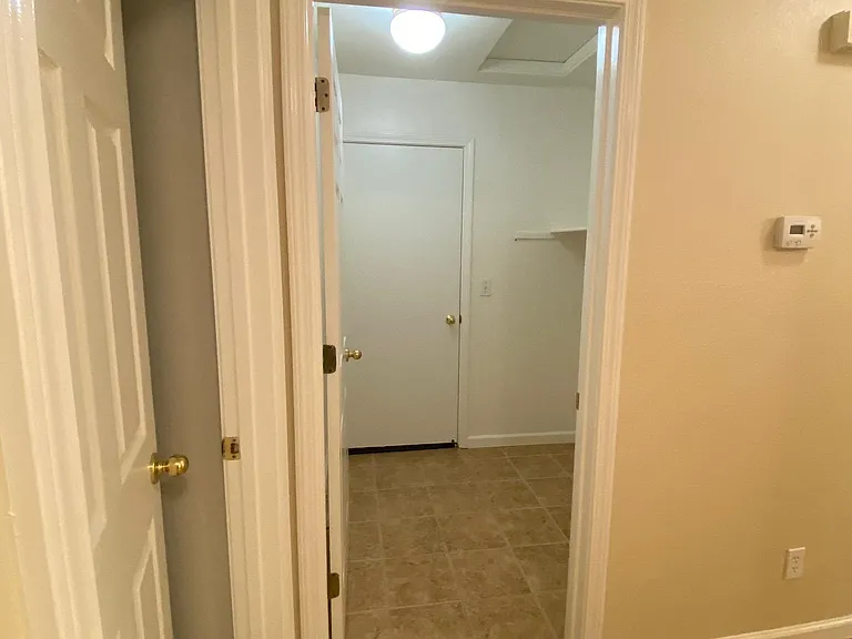 Going into laundry room