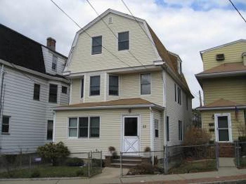 Front of 3-family house