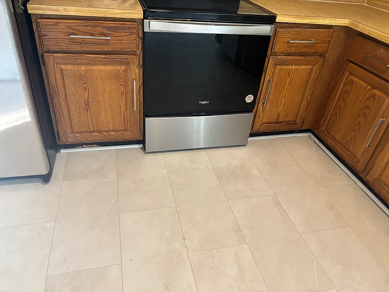 Stove with new LVP