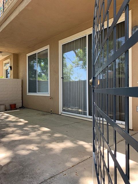 Private Gated Front Patio