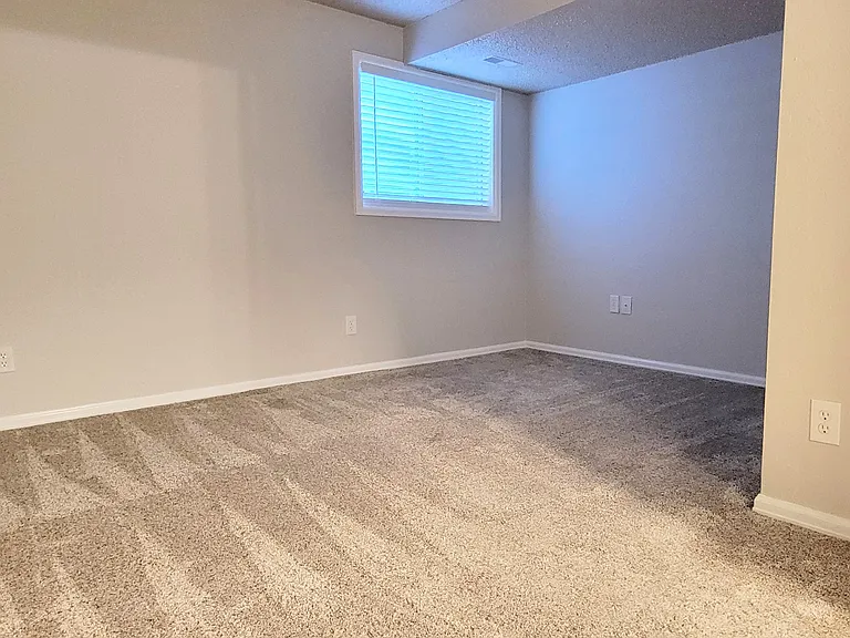 Basement bedroom.