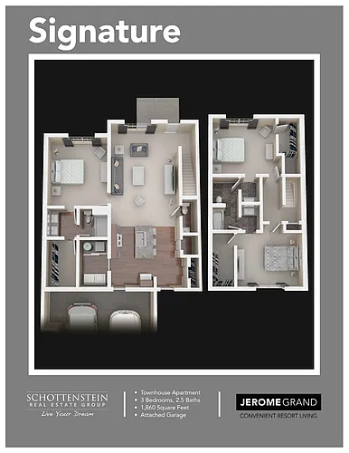 Floor plan Signature Townhome