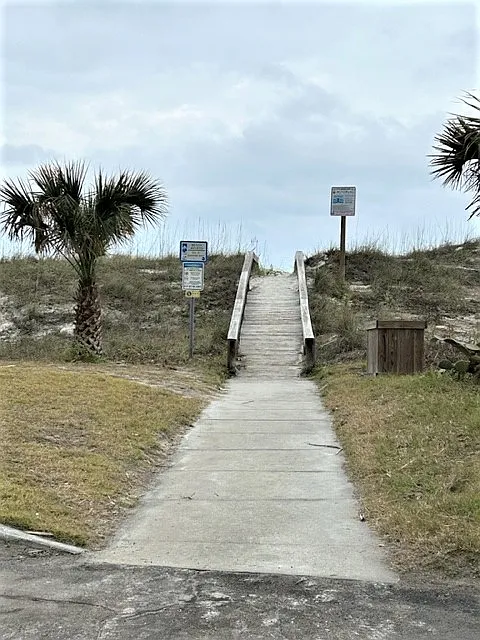 Walk over to the beach