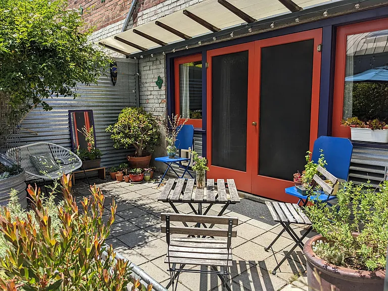 Private patio