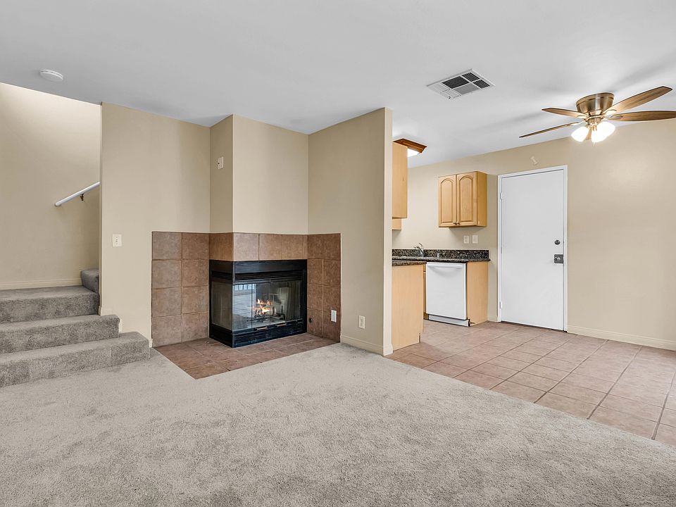 Living Room with gas fireplace.
