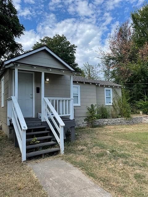 Front of house with front porch