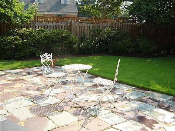 Rear Slate Patio