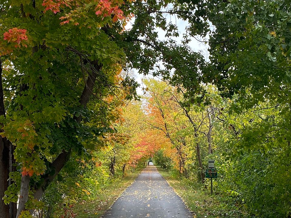 The Dakota Rail Trail is adjacent to the property for hiking and biking.