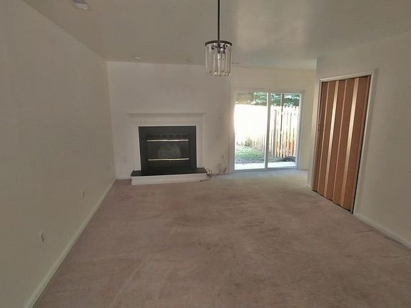 Living Room with Fire Place