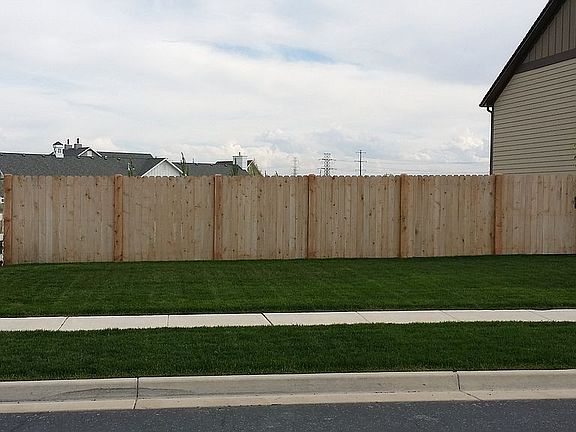 East side of front yard