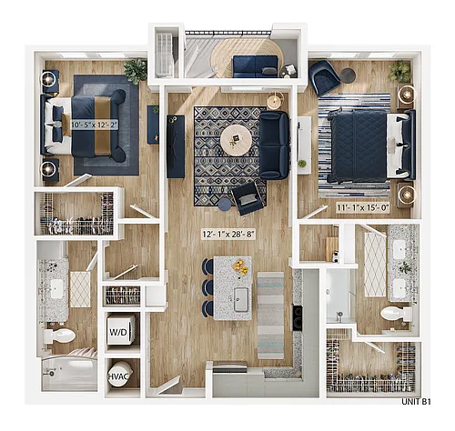 Floor plan B1