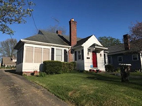 Looking up the driveway