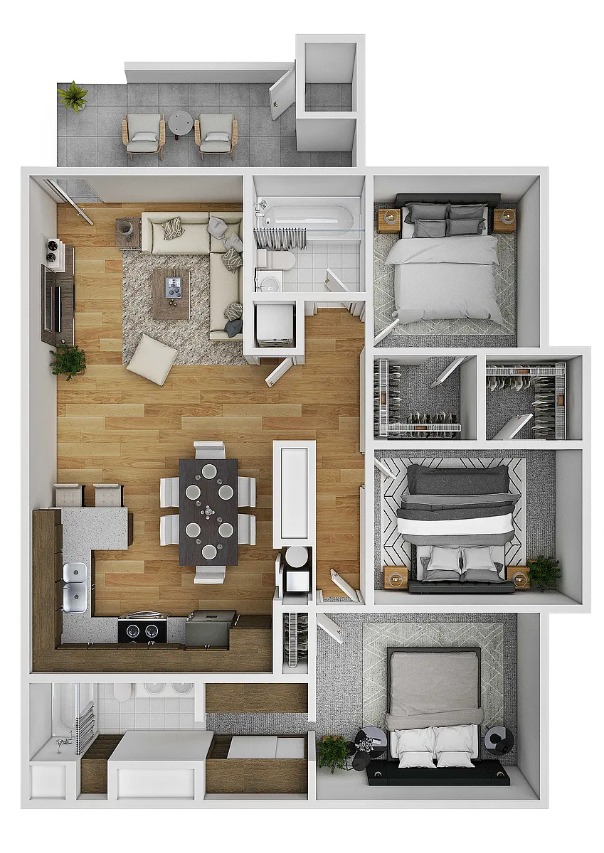 Floor plan C1
