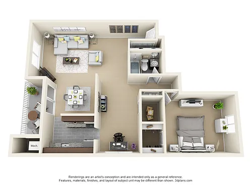 Floor plan Monroe