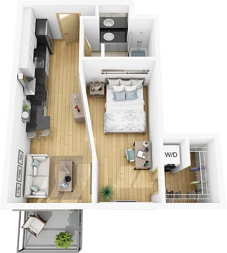 Floor plan NoLo East - A2