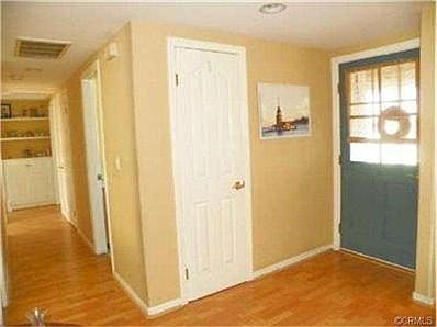 Entry Hall with laminate flooring