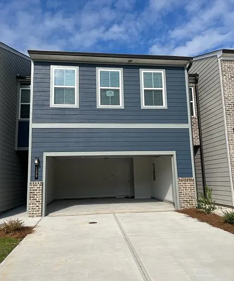 Front View and Garage