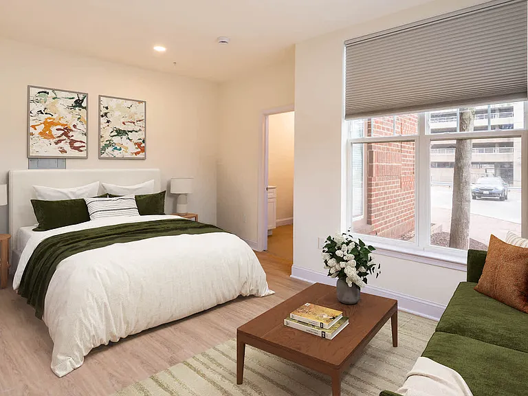Bedroom with Hard Surface Flooring