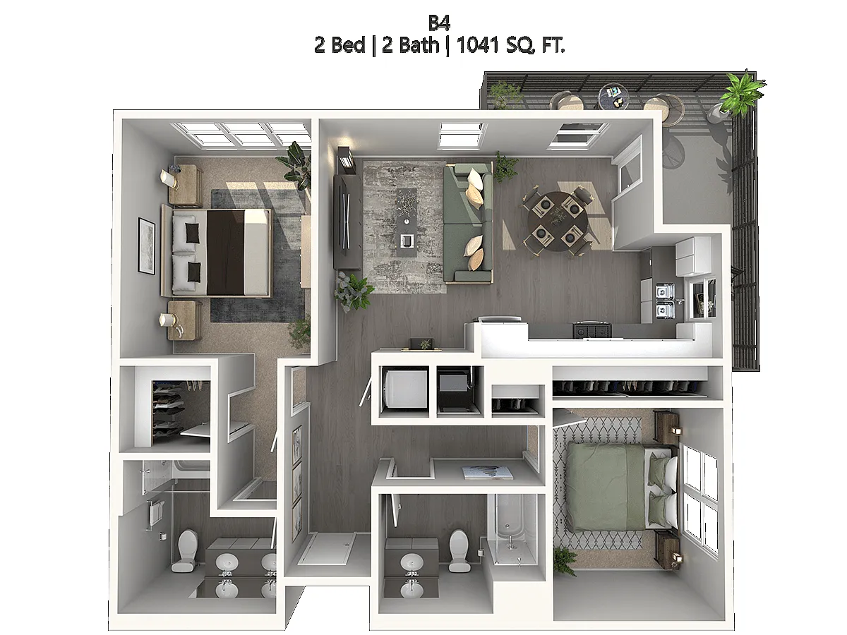 Floor plan B4