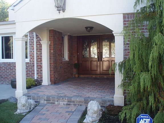 Cstm Mahogony dble door