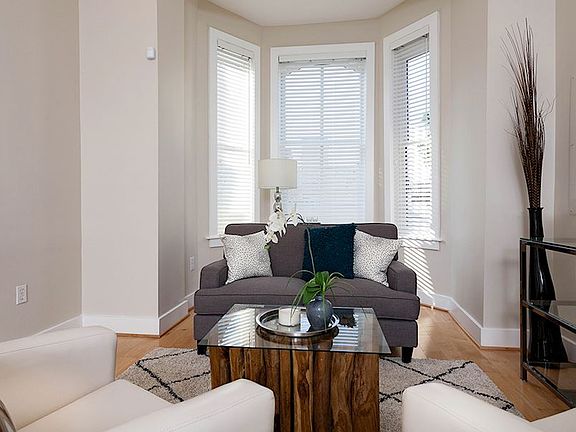 Living Room With Bay Windows